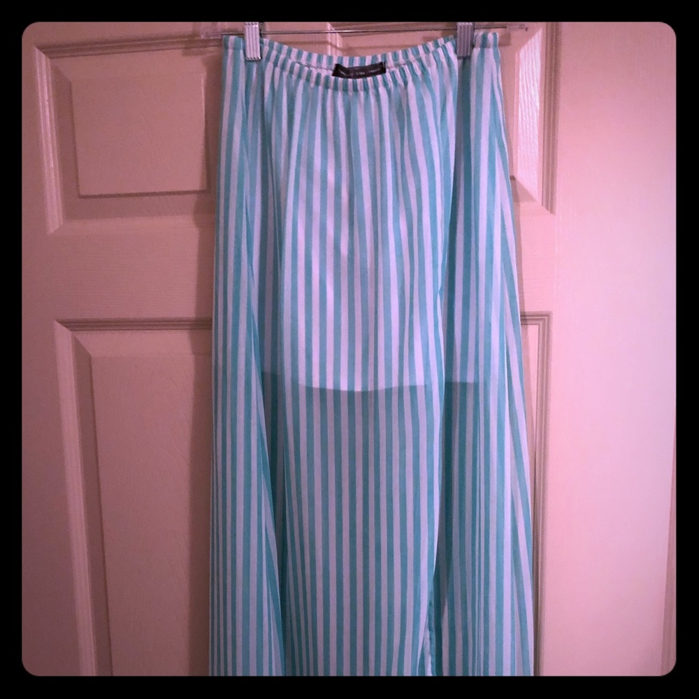 Striped Maxi Skirt